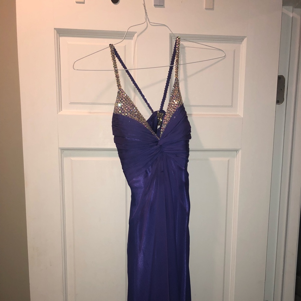 Purple prom dress